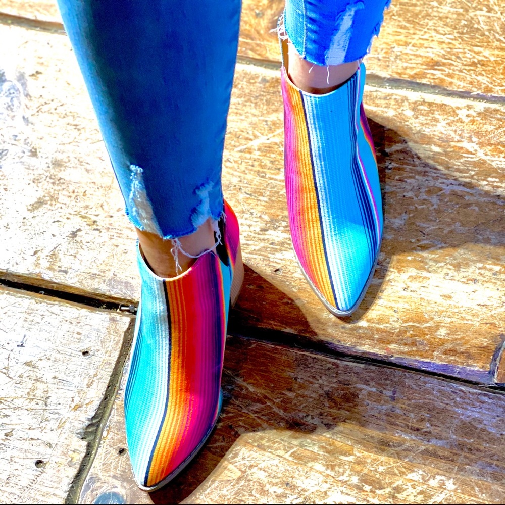 Serape Booties - Picture 9 of 16